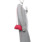 Nappa Intrecciato The Mini Pouch Rosa Shock