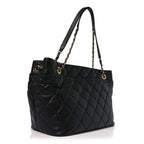 Caviar Quilted CC Timeless Soft Tote Black