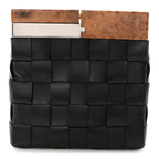 Nappa Intrecciato The Snap Clutch Black