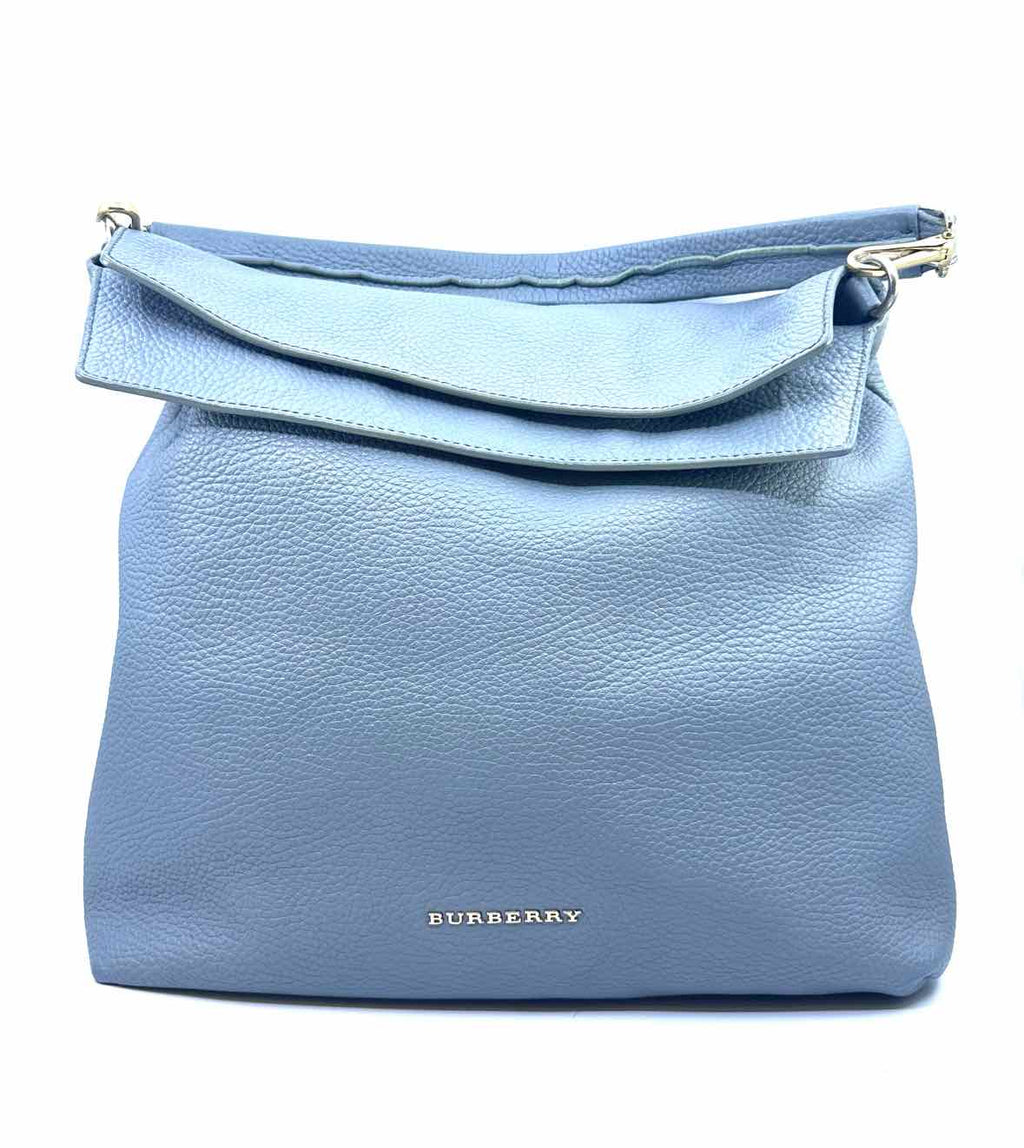 BURBERRY Grey Leather Handbag