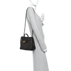 Nappa Intrecciato Small Andiamo Shoulder Bag Fondant