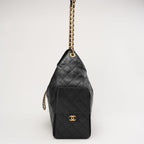 Chanel 25 Medium Caviar Gold-Tone Black 2025