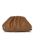 Smooth Butter Calf The Pouch Oversized Clutch Cammello