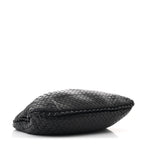 Nappa Intrecciato Medium Veneta Hobo Black