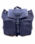 GUCCI Black Nylon Monogram Backpack