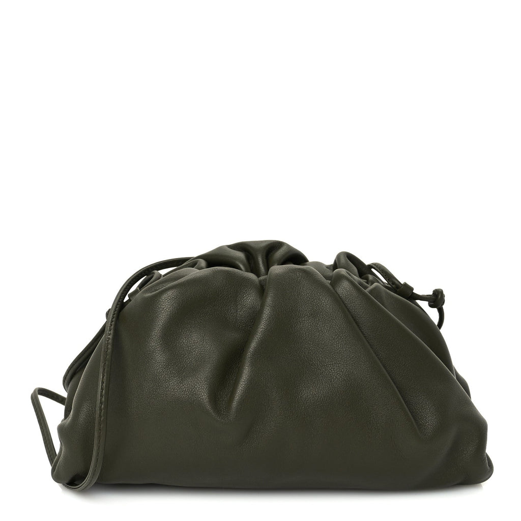 Butter Calfskin The Mini Pouch Kaki Fondente