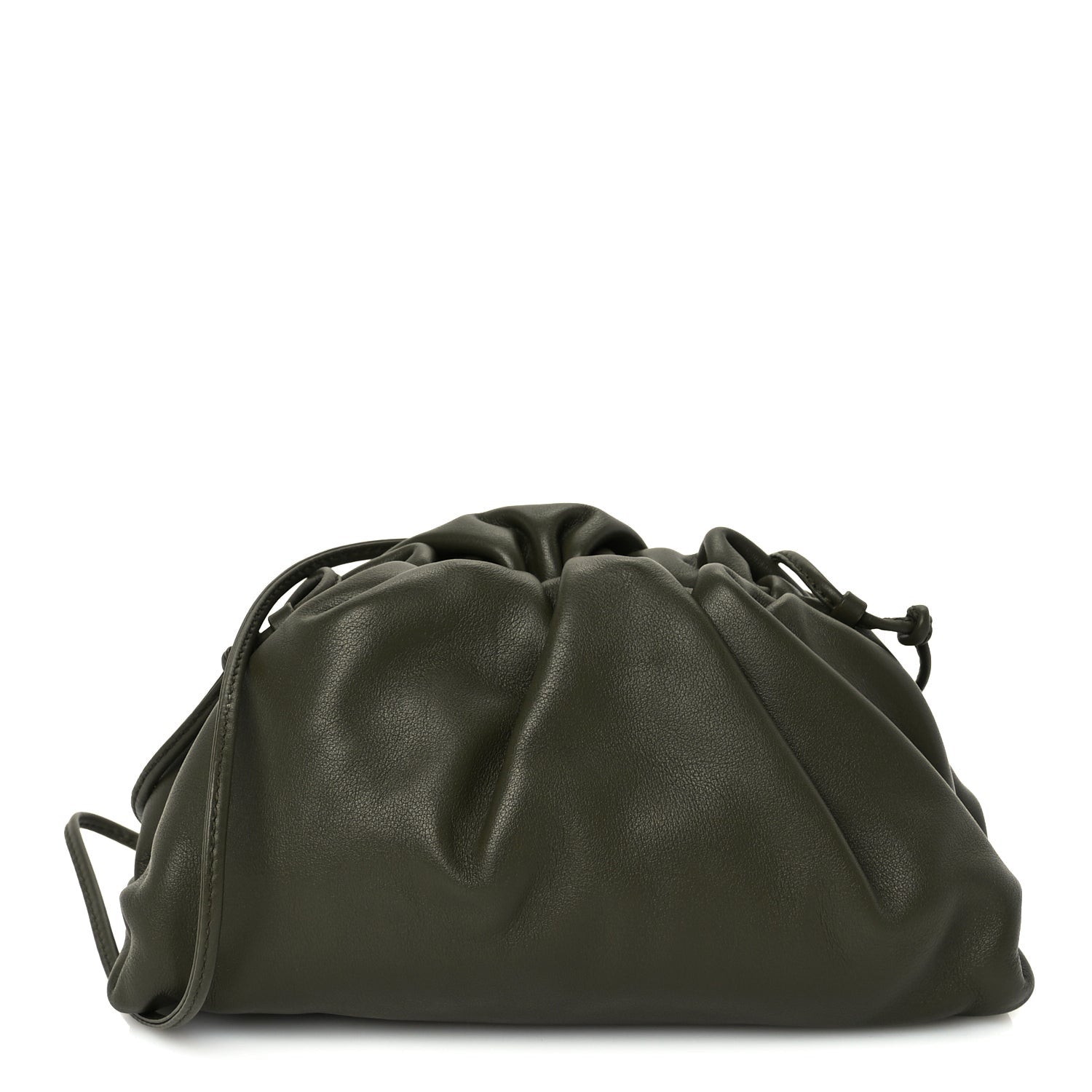 Butter Calfskin The Mini Pouch Kaki Fondente