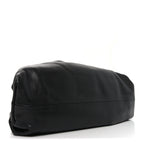 Smooth Butter Calf The Pouch Oversized Clutch Black