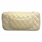 CHANEL Beige Leather Shoulder Bag