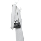 Caviar Quilted Extra Mini Coco Handle Flap Black