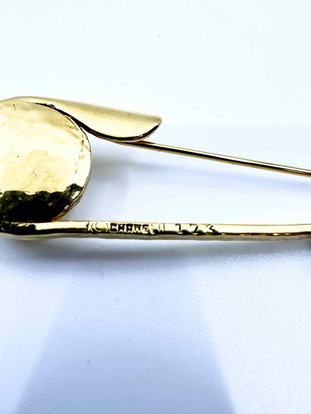 CHANEL Gold Brooch