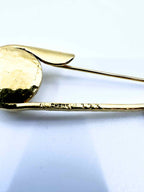 CHANEL Gold Brooch