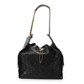 Caviar Quilted Medium Chanel 25 Handbag Black