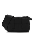 Nylon Intrecciato Padded Tech Candy Cassette Bag Black