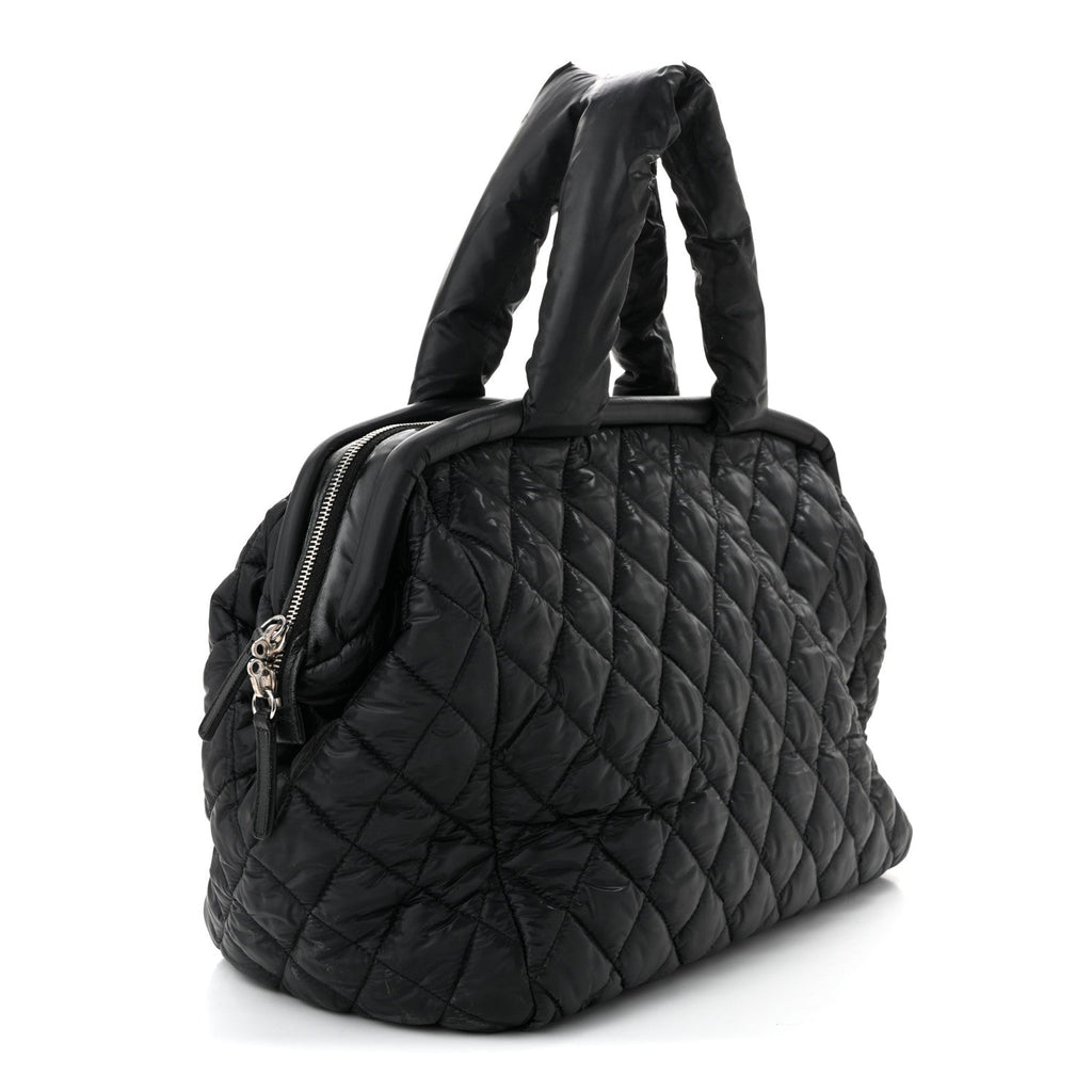Nylon Coco Cocoon Bowler Black