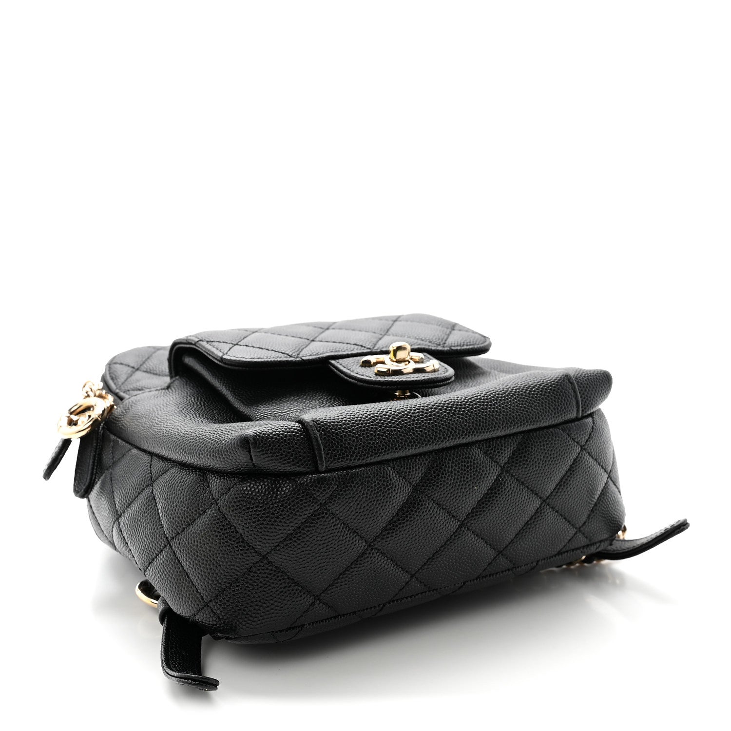 Caviar Quilted Small CC Day Backpack Black