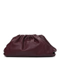 Smooth Butter Calf The Pouch Oversized Clutch Bordeaux