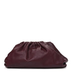 Smooth Butter Calf The Pouch Oversized Clutch Bordeaux