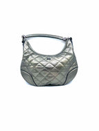 BURBERRY Bronze Leather Handbag