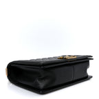 Caviar Quilted Medium Boy Flap Black