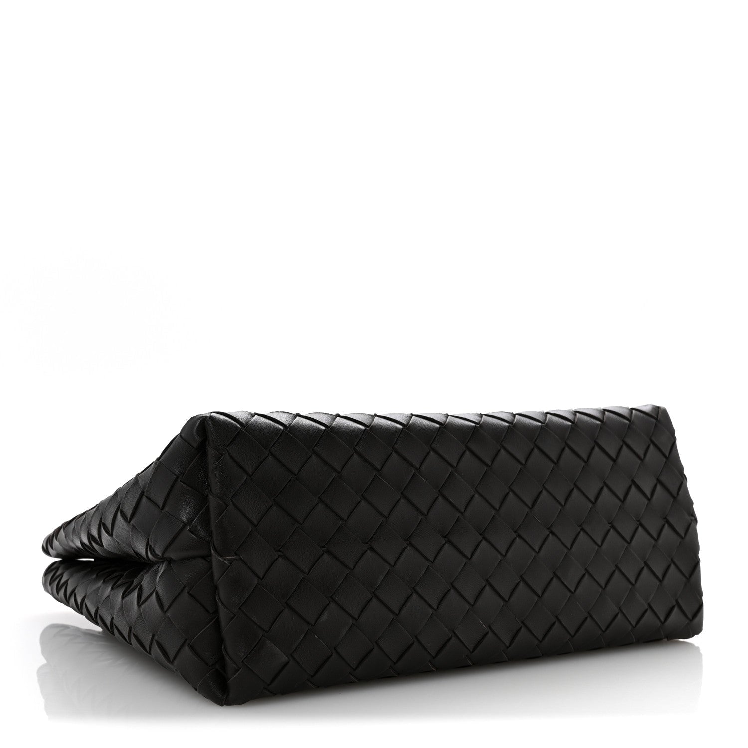 Nappa Intrecciato Medium Andiamo Shoulder Bag Fondant