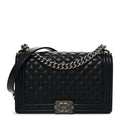 Caviar Quilted New Medium Boy Flap Black