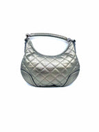BURBERRY Bronze Leather Handbag