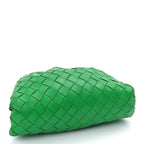 Nappa Intrecciato The Mini Pouch Clutch  Parakeet