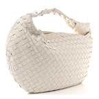 Nappa Intrecciato Small Jodie Hobo White