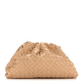 Nappa Maxi Intrecciato The Pouch Oversized Clutch Almond
