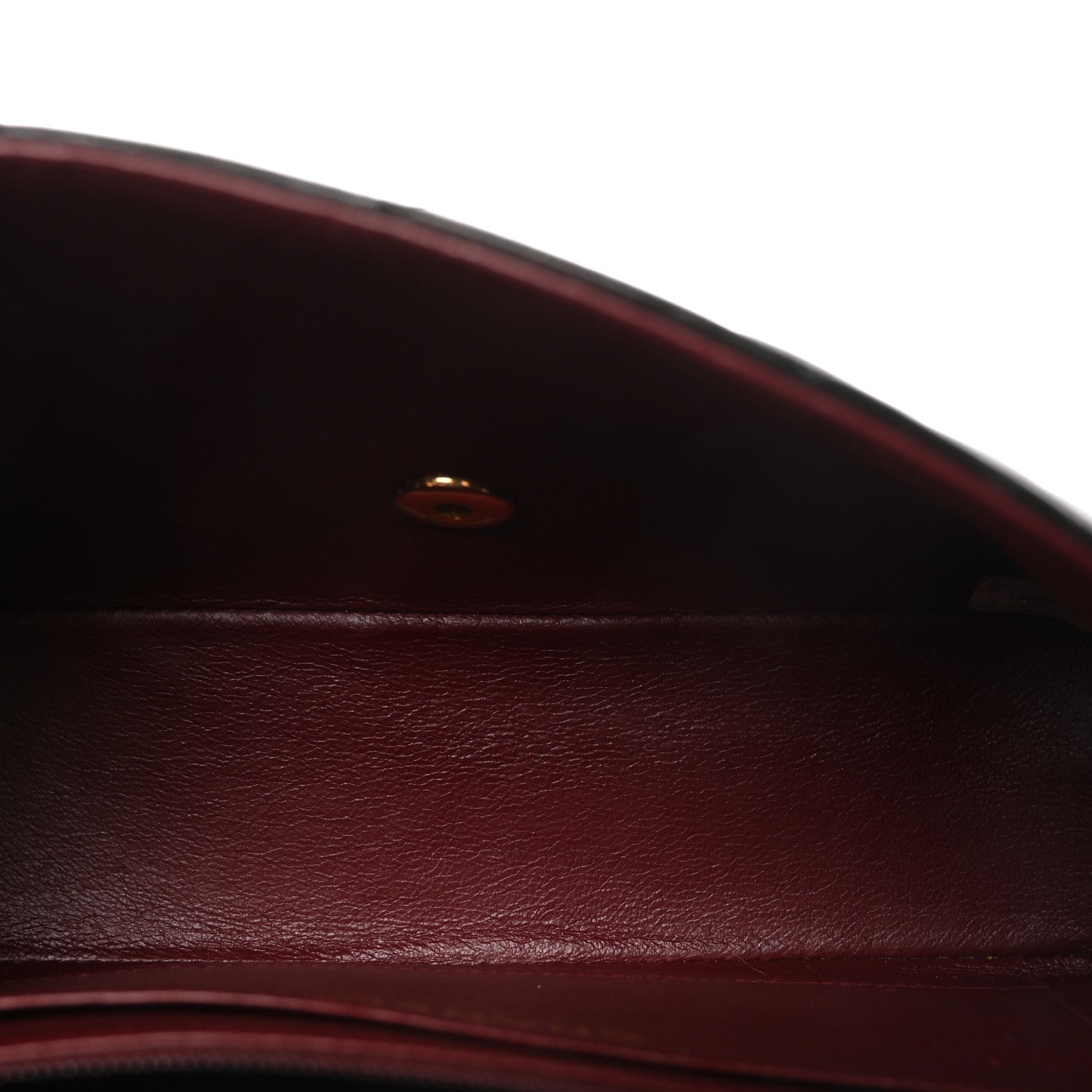 Lambskin Quilted Small Single Flap Black