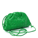 Nappa Intrecciato The Mini Pouch Clutch  Parakeet