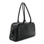 Calfskin Large Perfect Bowling Bag Black