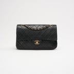 Chanel Vintage Black Medium Classic Double Flap Bag 2003