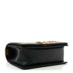 Caviar Quilted Small Boy Flap Black