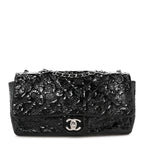 Patent Large Lucky Symbols Flap Black
