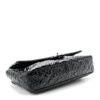 Patent Large Lucky Symbols Flap Black