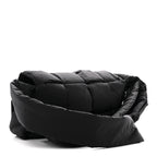 Nylon Intrecciato Padded Tech Cassette Bag Black