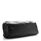 Smooth Butter Calf The Pouch Oversized Clutch Black