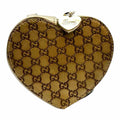 GUCCI Gold Leather Mahina Coin Purse
