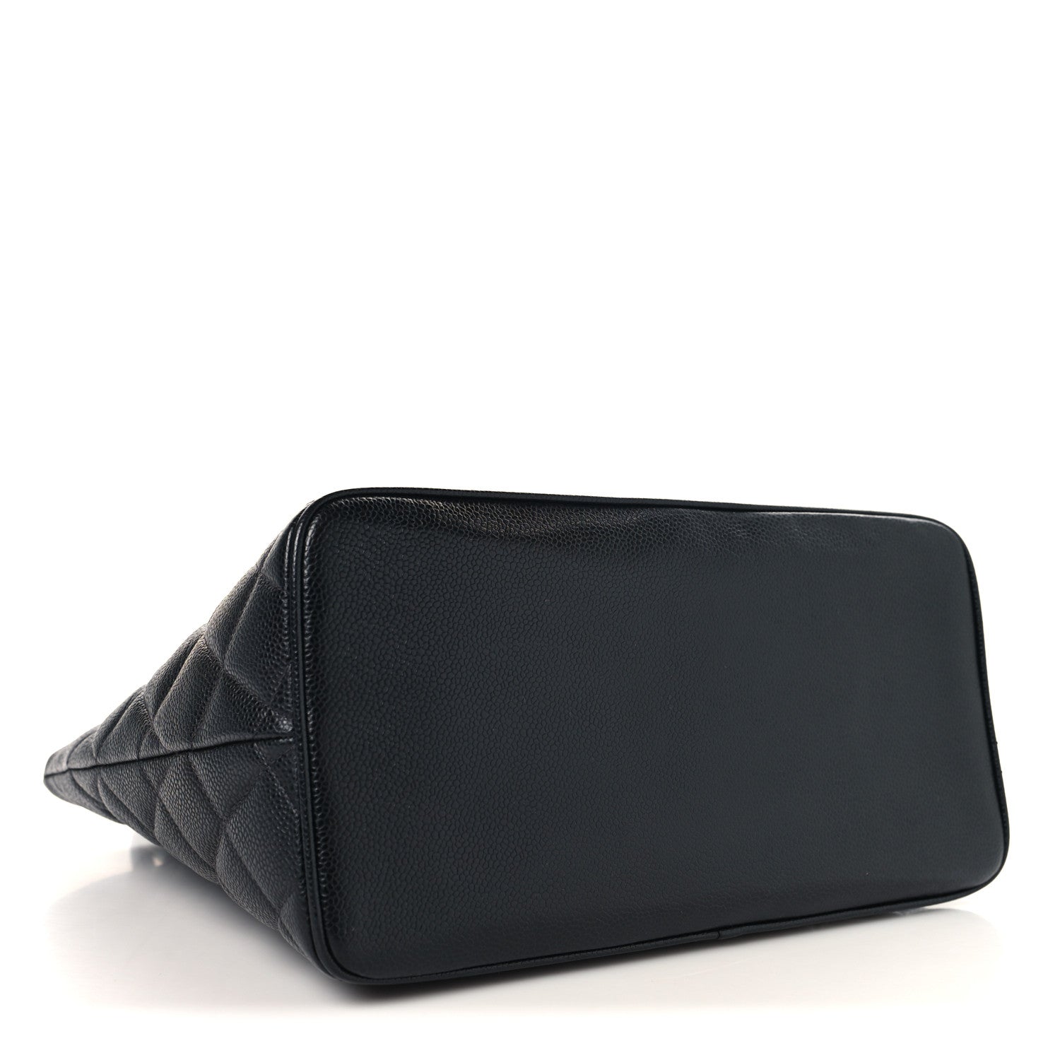 Caviar Quilted Medallion Tote Black