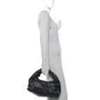 Smooth Butter Calfskin Small The Shoulder Pouch Black