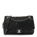 Caviar Quilted Jumbo Easy Flap Black