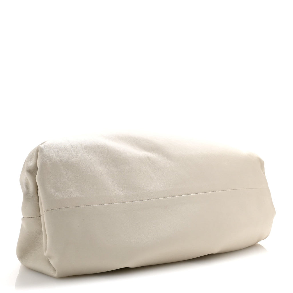 Smooth Butter Calf The Pouch Oversized Clutch Mist