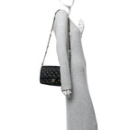 Caviar Quilted Small CC You Flap Black