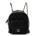 Caviar Quilted Small CC Day Backpack Black