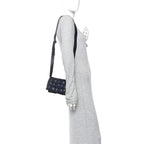 Nappa Maxi Intreccio Small Padded Cassette Crossbody Bag Deep Blue