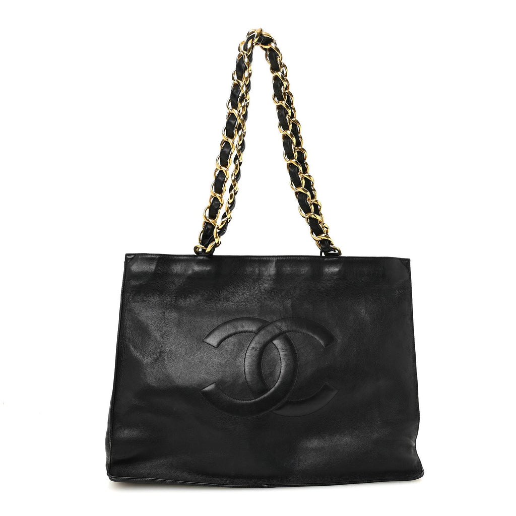 Lambskin CC Tote Black