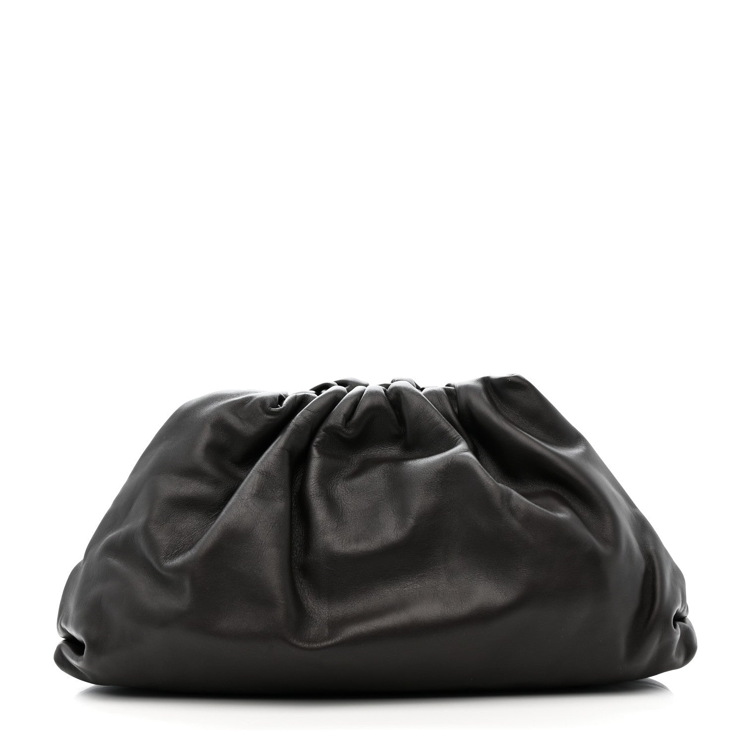 Smooth Butter Calf The Pouch Oversized Clutch Fondant