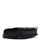 Calfskin Large Boy Reverso Flap Black